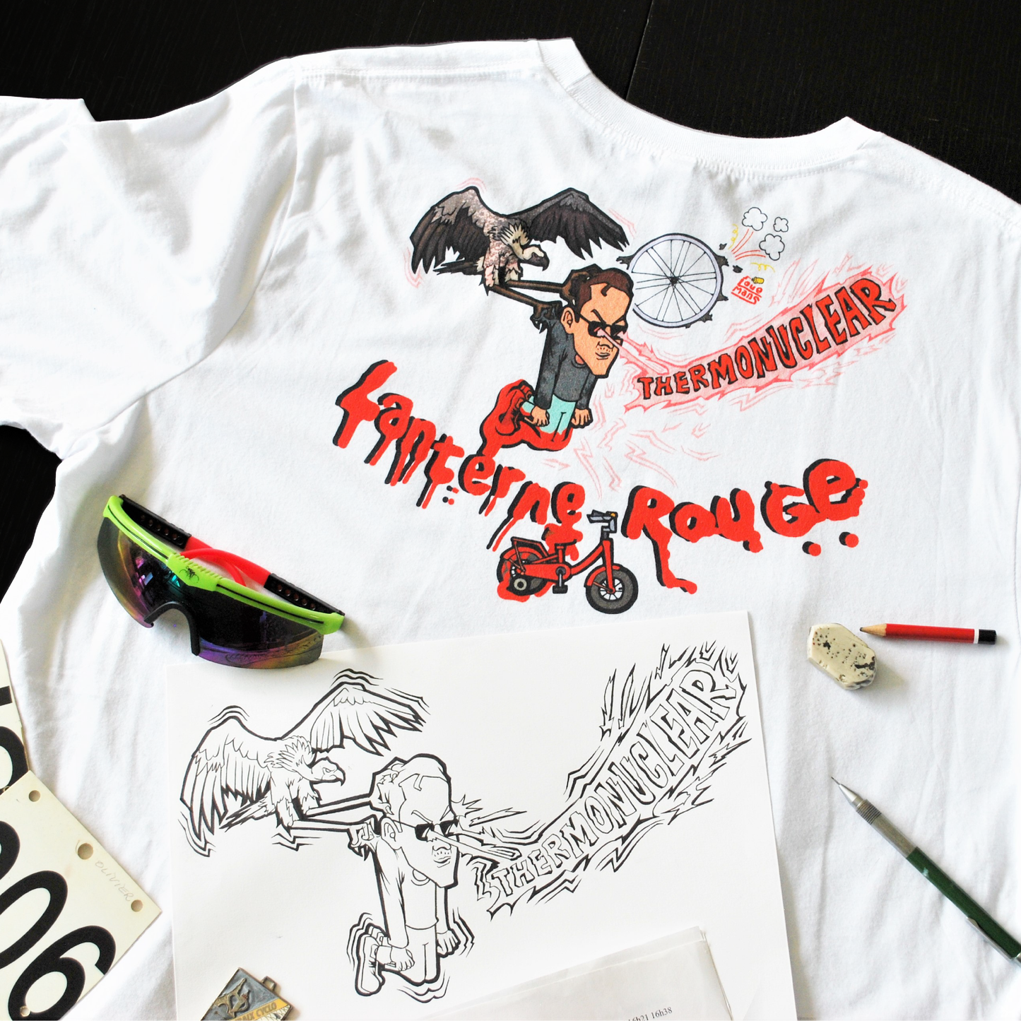 Thermonuclear Lanterne Rouge T-Shirt (White)